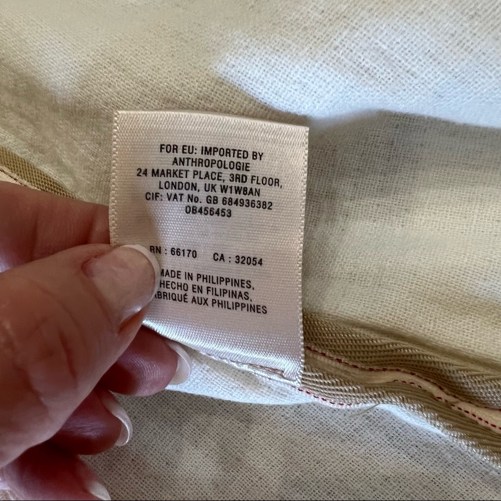 Anthropologie Elevenses frayed Luna open style vest - Picture 11 of 11